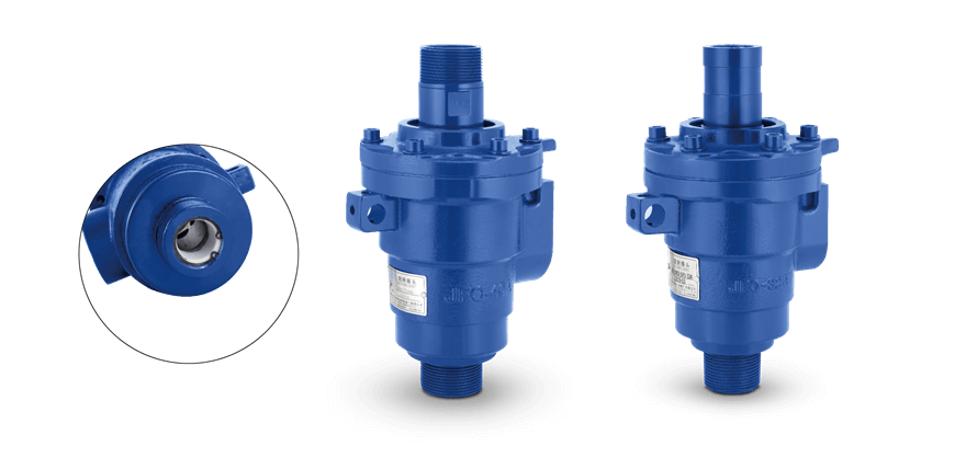 【JFO 3002】25A-50A 雙向內(nèi)管旋轉(zhuǎn) 旋轉(zhuǎn)接頭設(shè)備特寫圖